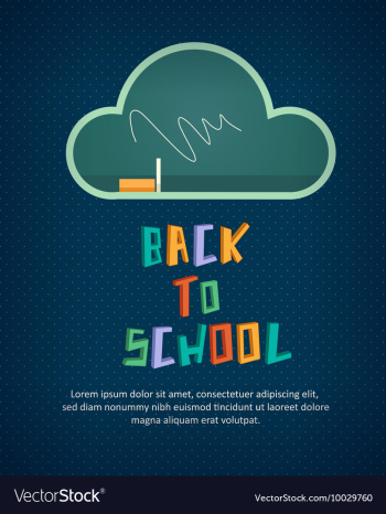 Education with blackboard vector image Education with blackboard vector image