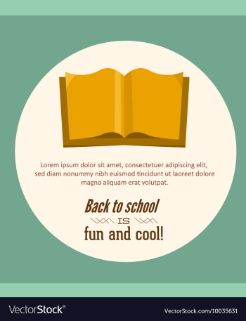 Education with book vector image Education with book vector image