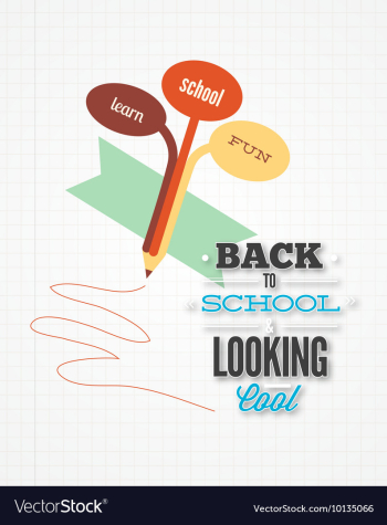 Education with pencil vector image Education with pencil vector image