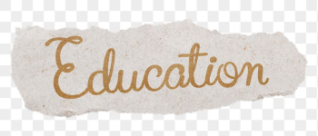 Education word png, gold glittery | Free PNG - rawpixel