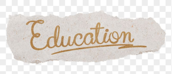 Education word png, gold glittery | Free PNG - rawpixel