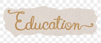 Education word png, gold glittery | Free PNG - rawpixel