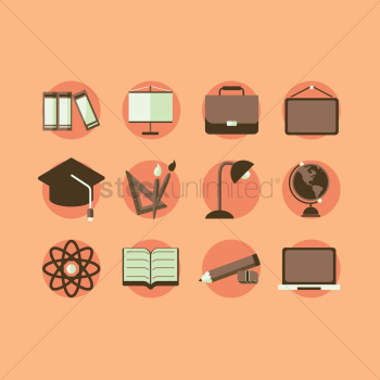 Educational icons Educational icons