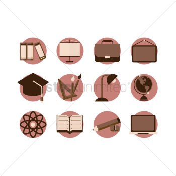 Educational icons Educational icons