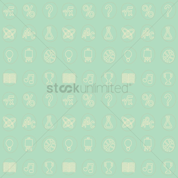 Educational theme background Educational theme background