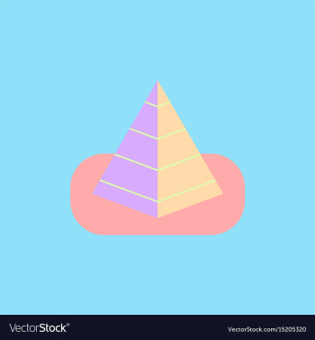 Egypt pyramid vector image Egypt pyramid vector image