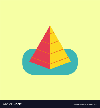 Egypt pyramid vector image Egypt pyramid vector image