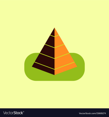 Egypt pyramid vector image Egypt pyramid vector image