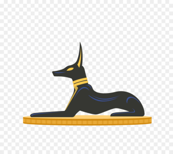 Egyptian pyramids Ancient Egypt Pharaoh Illustration - Egypt Black Dog 