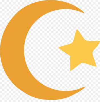 Eid al-Fitr Eid al-Adha Religion Clip art - Yellow moon of Eid al Fitr 