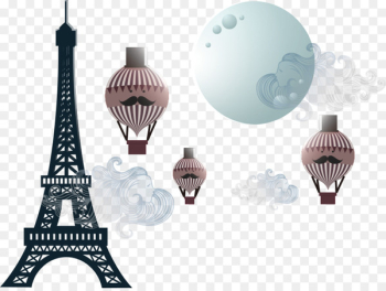 Eiffel Tower Decal - Vector moon Tower Eiffel Tower Decal - Vector moon Tower