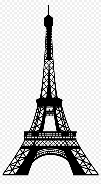 Eiffel Tower Silhouette Drawing - Eiffel Tower Png