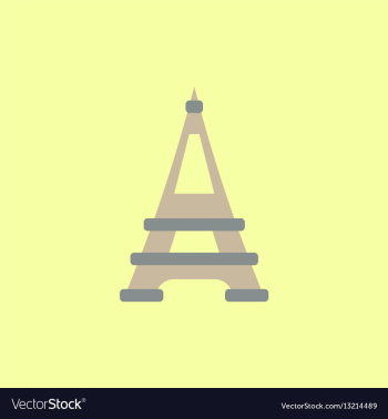 Eiffel tower vector image Eiffel tower vector image