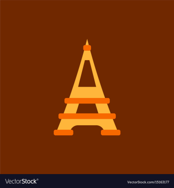 Eiffel tower vector image Eiffel tower vector image