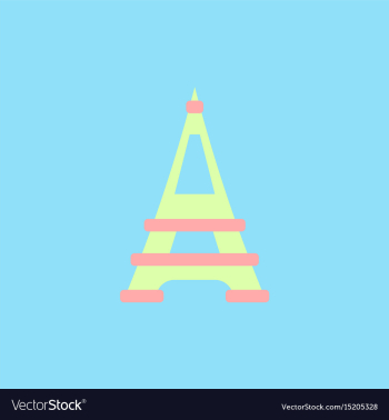 Eiffel tower vector image Eiffel tower vector image