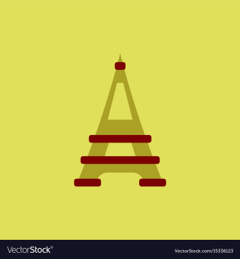 Eiffel tower vector image Eiffel tower vector image