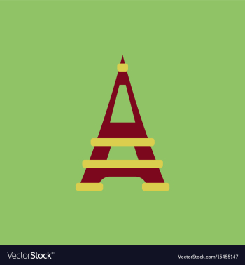 Eiffel tower vector image Eiffel tower vector image