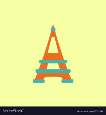Eiffel tower vector image Eiffel tower vector image