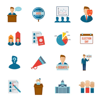 Election Icon Flat Election Icon Flat