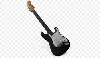 Electric guitar Icon - Black guitar Electric guitar Icon - Black guitar