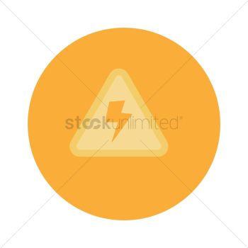 Electrical hazard warning sign Electrical hazard warning sign
