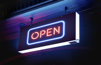 Electrical neon 'open' signage Free Psd Electrical neon 'open' signage Free Psd