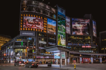 electronic advertisements on buildings electronic advertisements on buildings