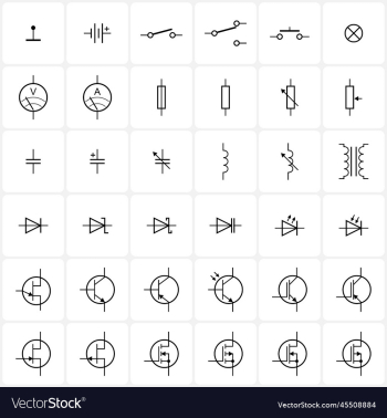 electronic component symbols electronic component symbols