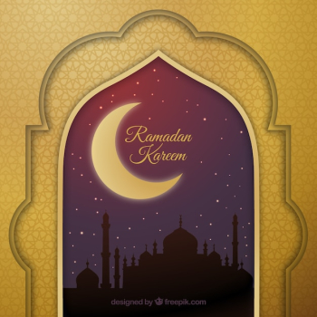 Elegant and golden ramadan background Elegant and golden ramadan background