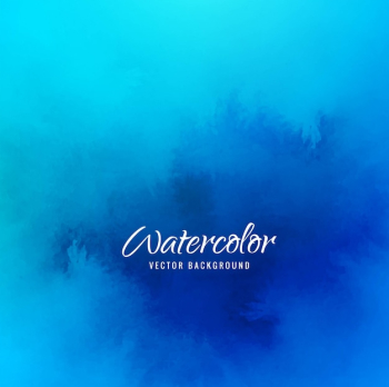 Elegant blue watercolor background design Elegant blue watercolor background design
