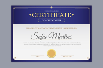 Elegant certificate award template design Free Vector Elegant certificate award template design Free Vector