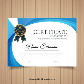 Elegant certificate template Elegant certificate template