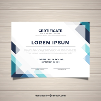 Elegant certificate template Elegant certificate template
