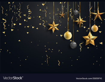 elegant christmas background with shining gold