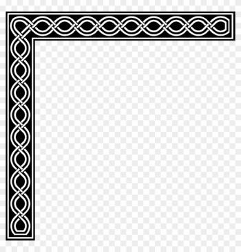 Elegant Corner Border Png - Corner Border Clip Art