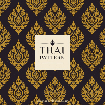 Elegant creative thai pattern Elegant creative thai pattern