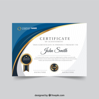 Elegant diploma template Elegant diploma template