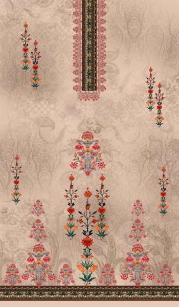 Elegant Floral Pattern Textile Design Elegant Floral Pattern Textile Design