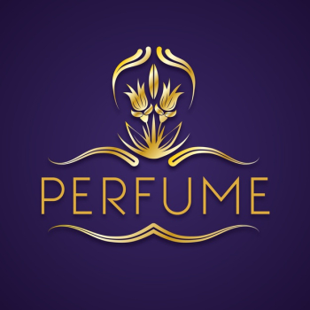 Elegant floral perfume logo Free Vector Elegant floral perfume logo Free Vector