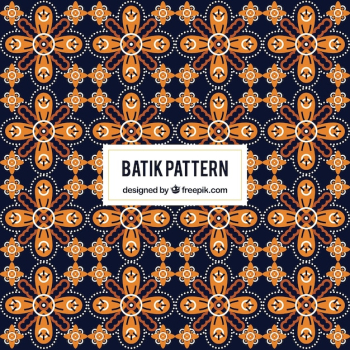 Elegant geometric background in batik style Elegant geometric background in batik style