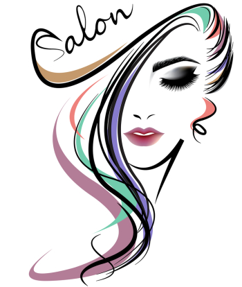 Elegant Hair Salon Logo Design Elegant Hair Salon Logo Design