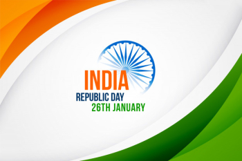 Elegant indian happy republic day design Free Vector Elegant indian happy republic day design Free Vector
