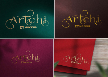 Elegant Logo Mockup (PSD)