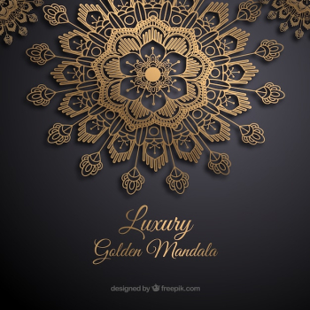 Elegant mandala concept background