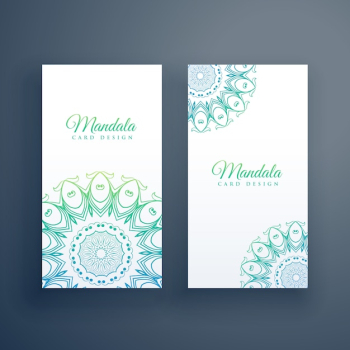 elegant mandala white cards background elegant mandala white cards background