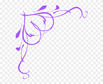 Elegant Purple Border Png