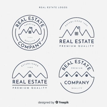 Elegant real estate logo collection Elegant real estate logo collection