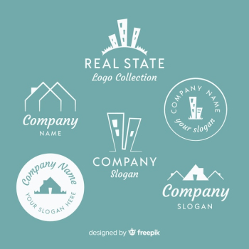 Elegant real estate logo collection Elegant real estate logo collection