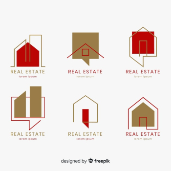 Elegant real estate logo collection Elegant real estate logo collection