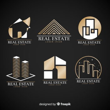 Elegant real estate logo collection Elegant real estate logo collection